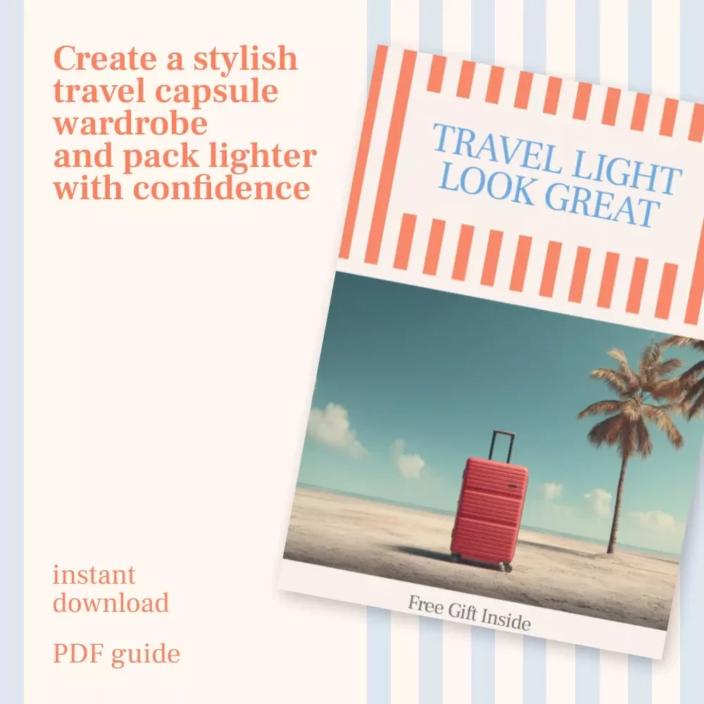 Travel Light Look Great Guide | How to Create a Travel Capsule Wardrobe for Effortless Style | Smart Packing Digital Download