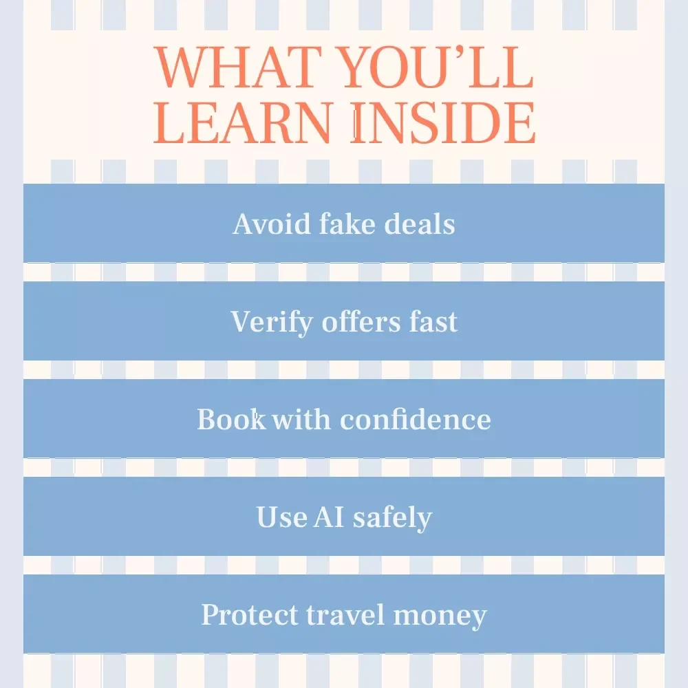 Safe Trips: Detect Travel Scams Instantly – Practical Guide on how to tell if a travel deal is a scam Before You Book