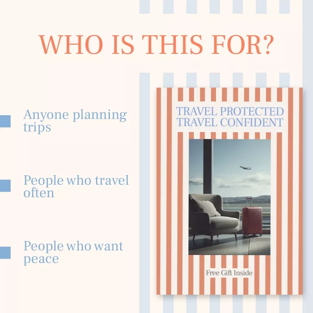 Travel Protected Travel Confident – Ebook Guide on how to choose the best travel insurance policy for Smart, Stress-Free Trips