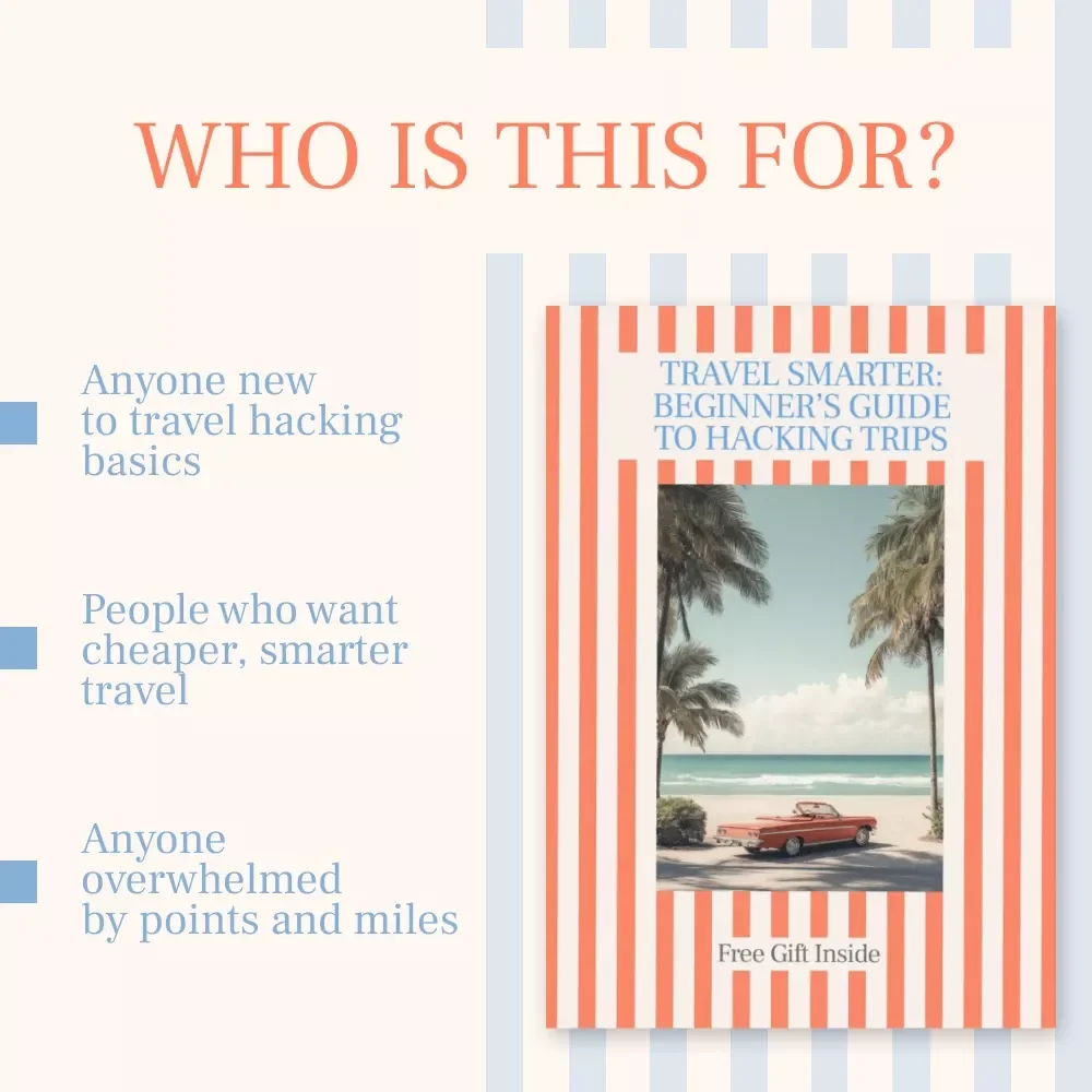 Travel Smarter: Beginner’s Guide to Hacking Trips | Travel Hacking for Beginners eBook, Smart Budget Travel, Points & Miles Digital Download