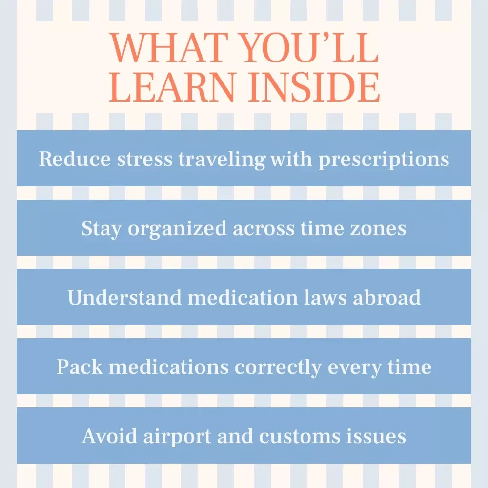 Medication Ready for Any Trip – Essential Travel Medication Guide | How to Travel With Medication Internationally, Packing, Rules & Stress-Free Planning