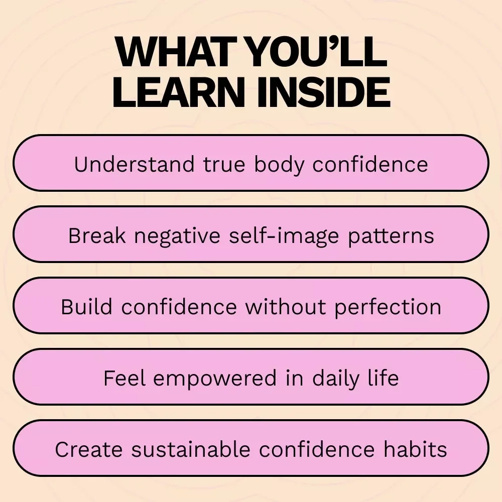 Body Confidence Blueprint | Ebook Guide on How to Build Body Confidence, Self-Image & Everyday Confidence