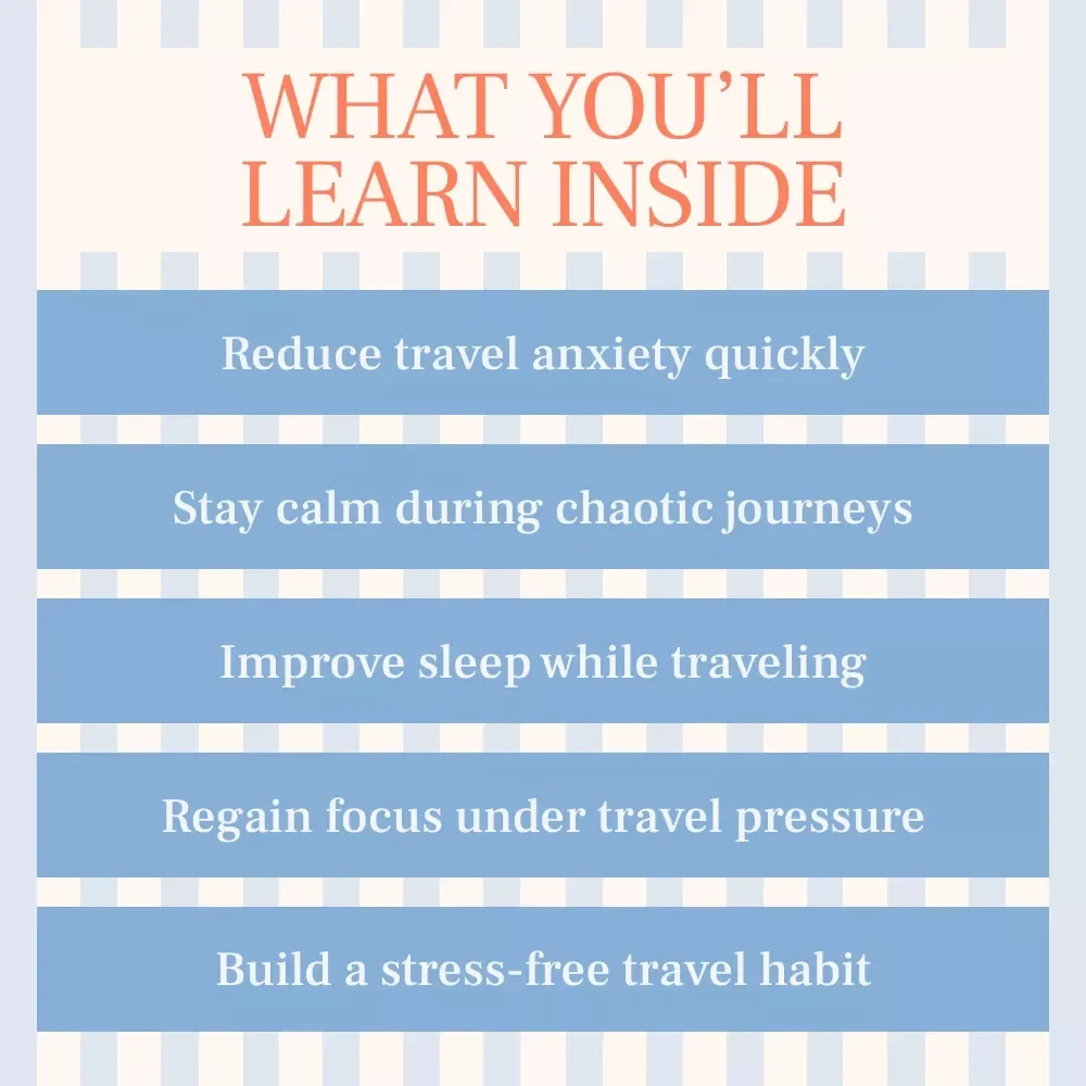 Breathing Exercises for Travel Stress – eBook Guide with Simple Breathing Exercises for Travel Stress, Calm Anxiety, Fly Relaxed, Travel Mindfulness Toolkit