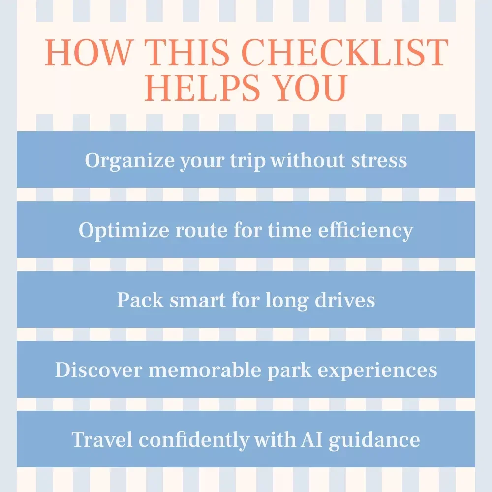 The USA National Parks Road Trip Checklist – Ultimate USA National Parks Road Trip Itinerary Planner