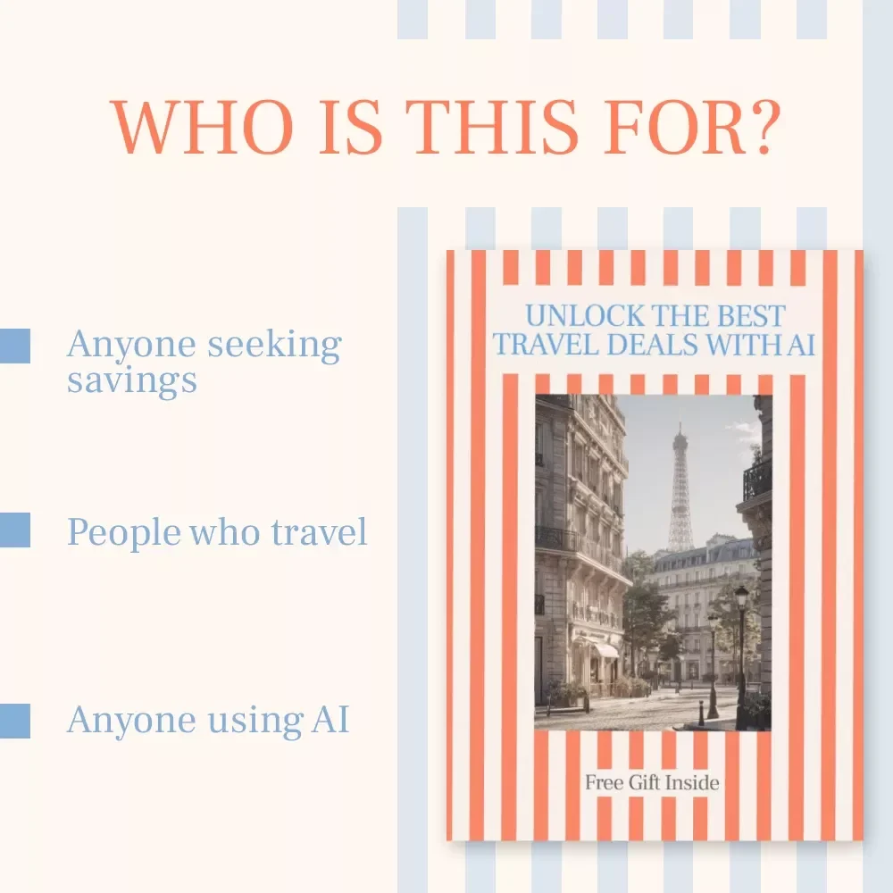 Unlock the Best Travel Deals with AI – Digital eBook for Smarter, Cheaper Trips | Best AI Tools for Finding Travel Deals | Travel Savings eBook
