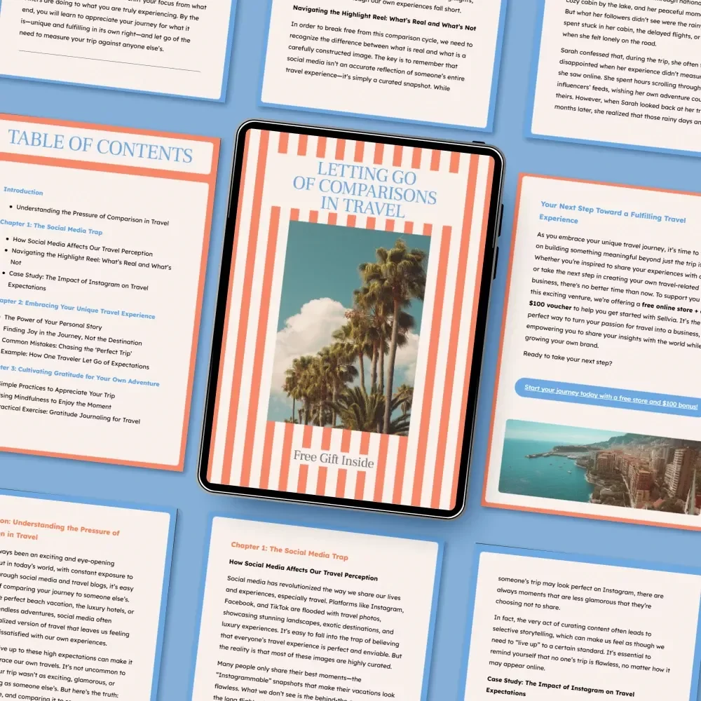 Letting Go of Comparisons in Travel: A Digital Guide to Stop Comparing Your Trip to Others