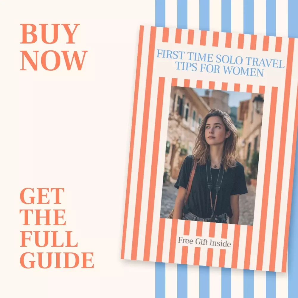 First Time Solo Travel Tips for Women – Digital Download Guide to Safe, Empowering Solo Travel