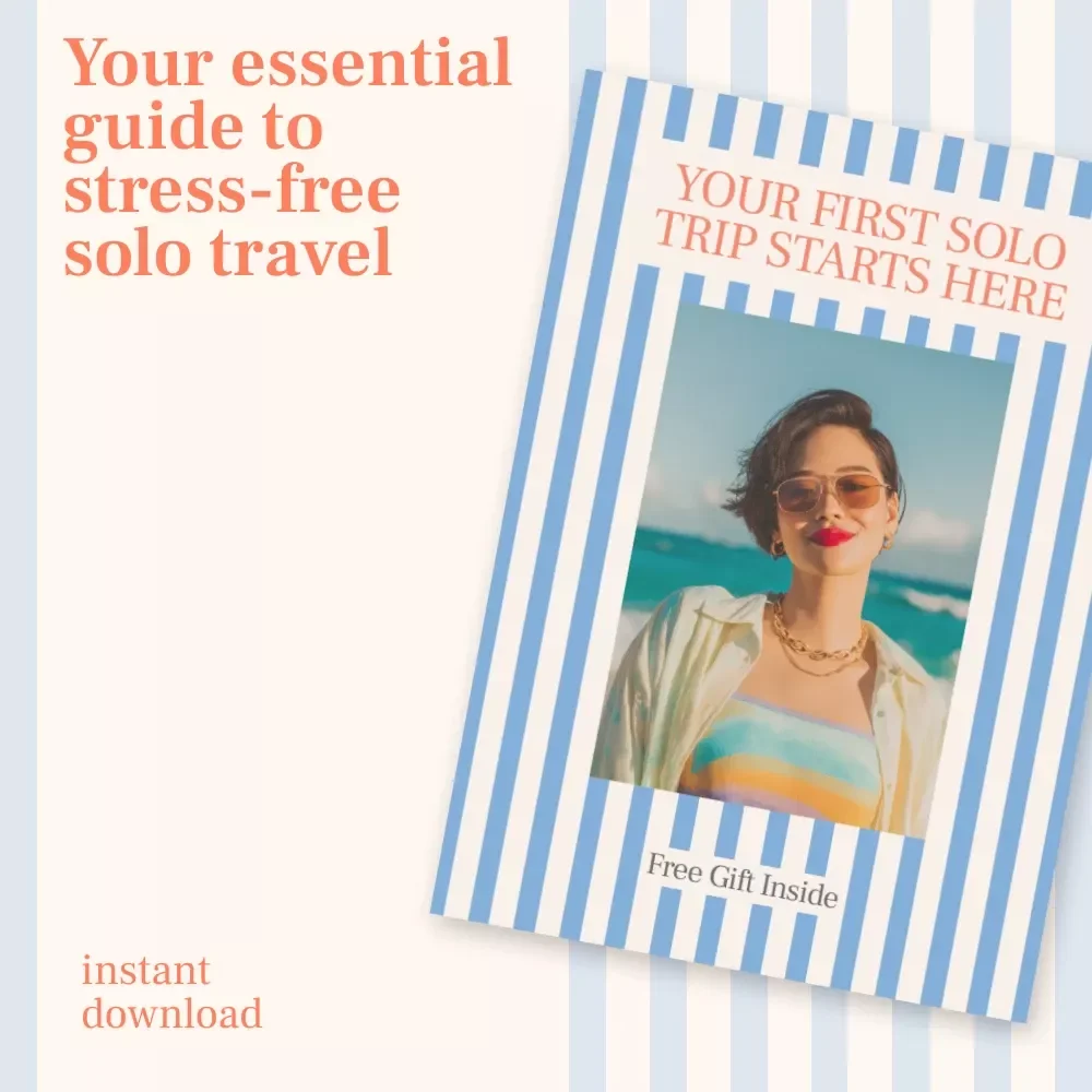 Your First Solo Trip Starts Here: A Guide for Confident Solo Travelers | Digital Download