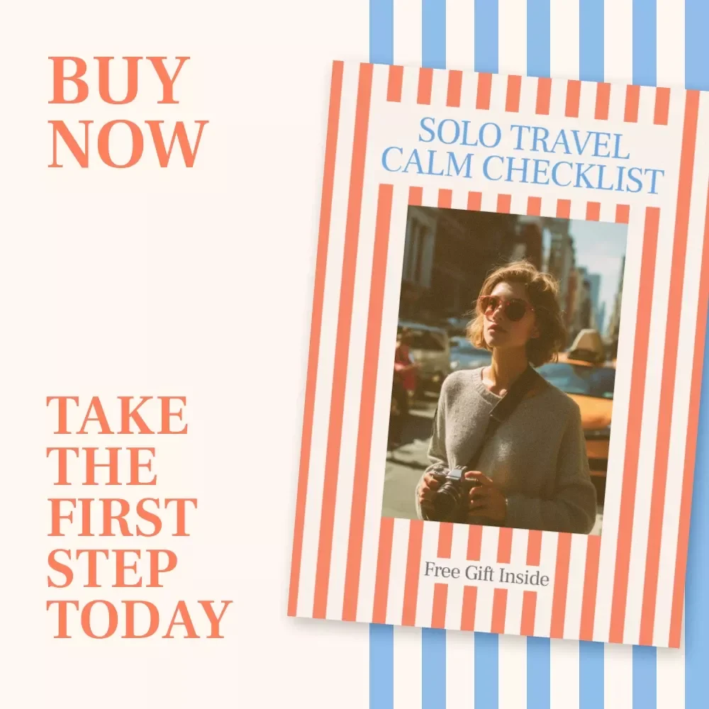 Solo Travel Calm Checklist - Your Essential Guide for Stress-Free Adventures