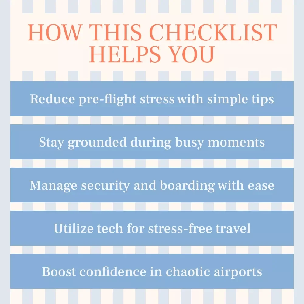 Calm at the Gate: Step-by-Step Checklist to Handle Airport Anxiety