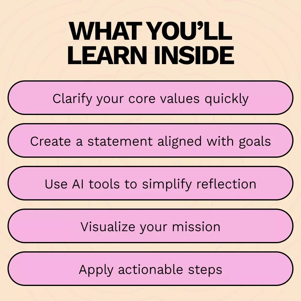 Using AI to Shape Your Personal Mission Statement – AI for Creating a Personal Mission Statement eBook