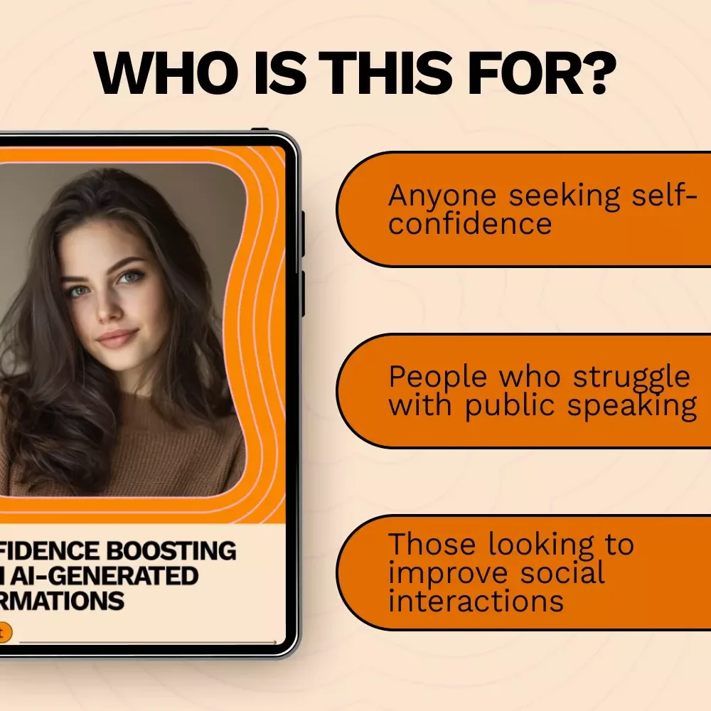 Confidence Boosting with AI-Generated Affirmations - Digital Download Checklist for Building Self-Belief