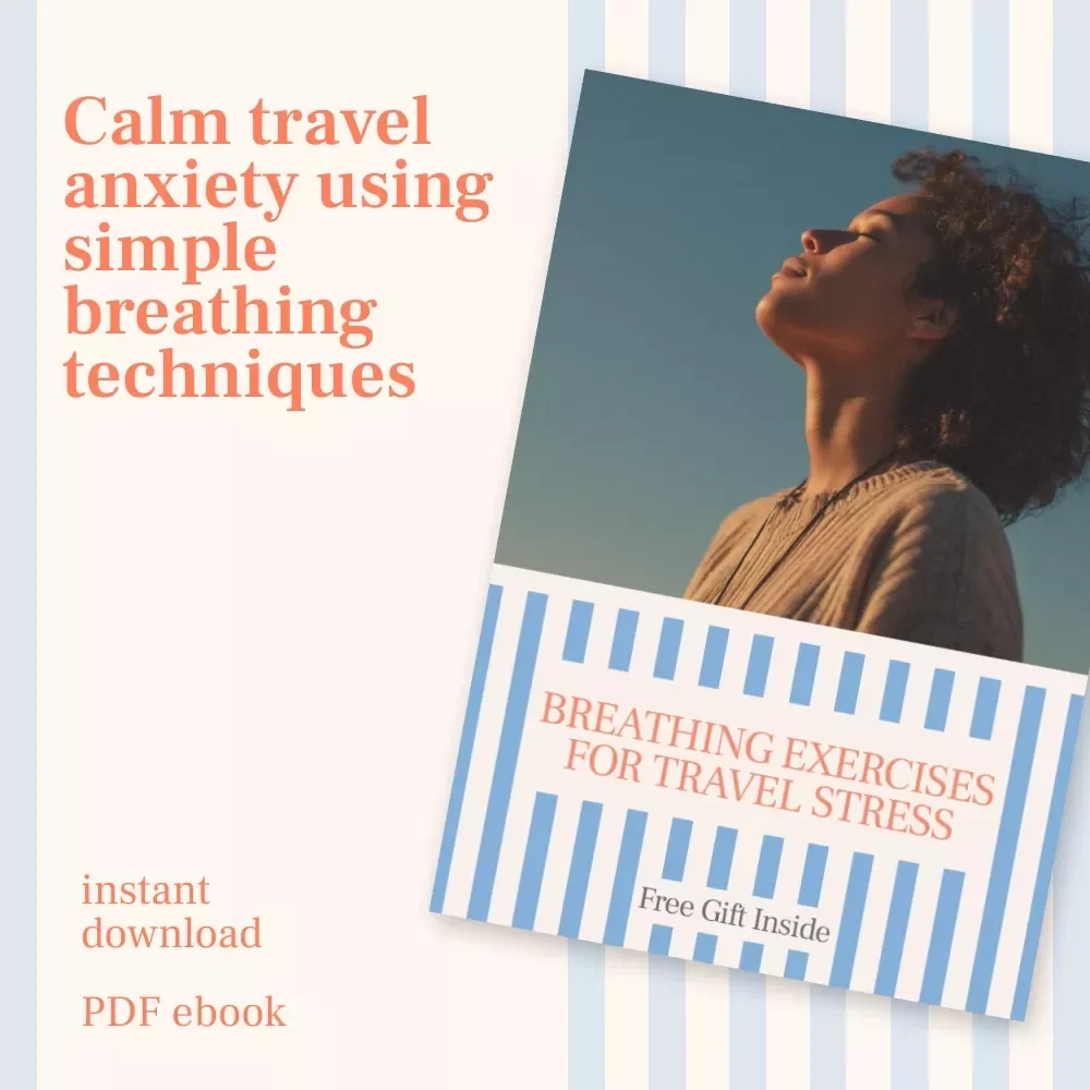 Breathing Exercises for Travel Stress – eBook Guide with Simple Breathing Exercises for Travel Stress, Calm Anxiety, Fly Relaxed, Travel Mindfulness Toolkit