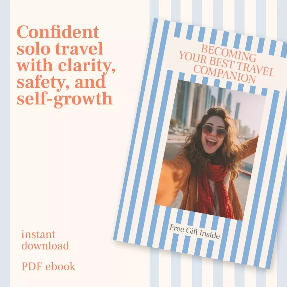 Becoming Your Best Travel Companion | Solo Travel Guide, Digital Download for Independent Travelers, Mindful Adventures & AI Tools for Solo Travel