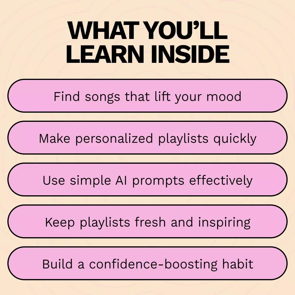Using AI to Build a Confidence-Boosting Playlist: AI for Building a Confidence Boosting Playlist eBook