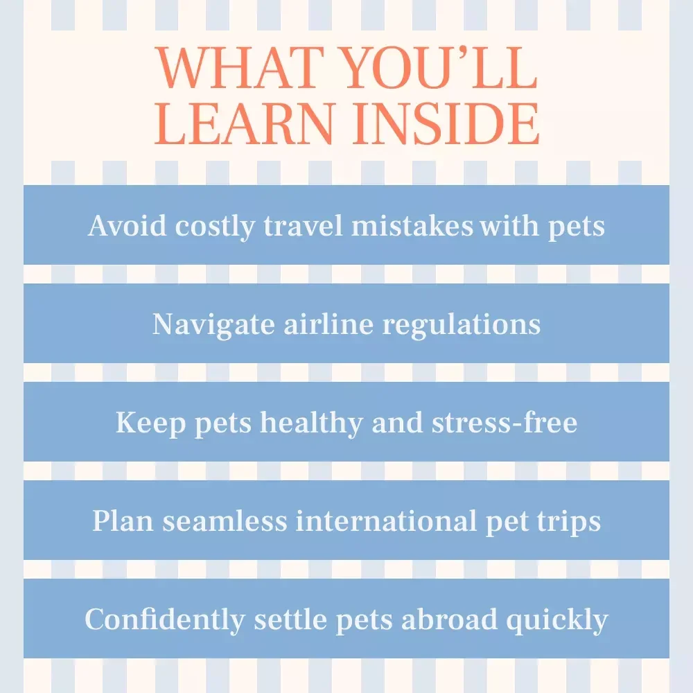 Rules for Traveling Abroad With Pets – Your Complete Guide to Traveling With Pets Internationally Rules, eBook for Stress-Free Pet Travel