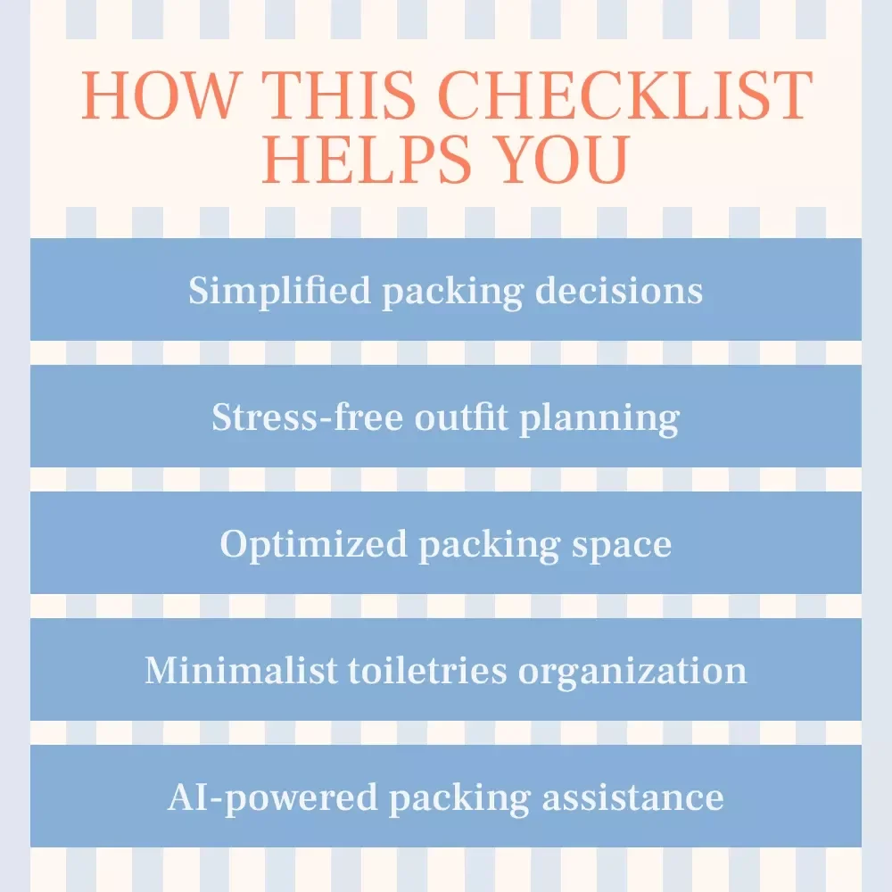 Pack Calm Travel Light: The Ultimate Checklist for Stress-Free Packing