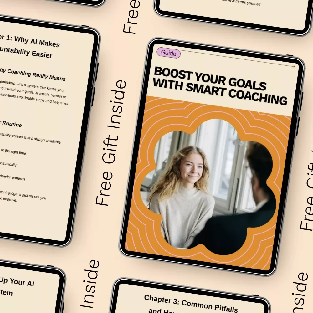 Boost Your Goals with Smart Coaching – AI Accountability Guide | Learn how to use ai for accountability coaching | Digital Download