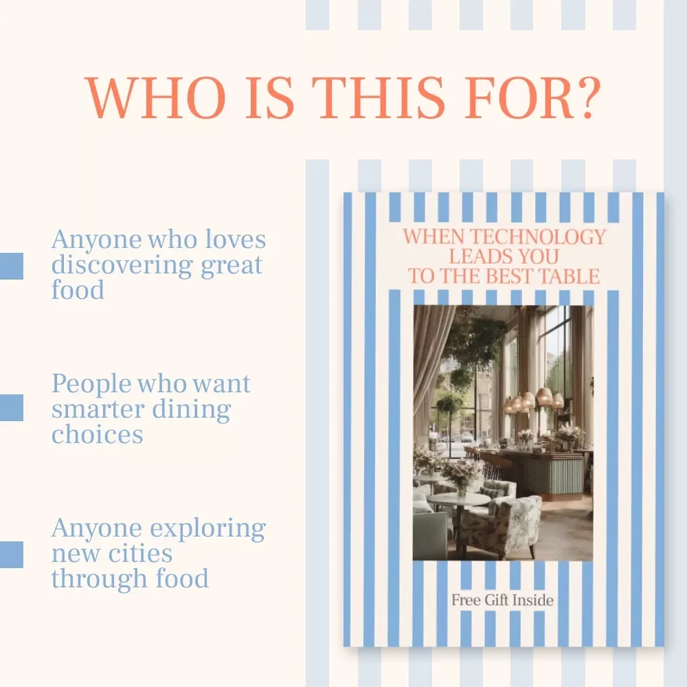 When Technology Leads You to the Best Table – Smart Dining Guide | ai that finds hidden gem restaurants | Local Food Discovery Digital Download