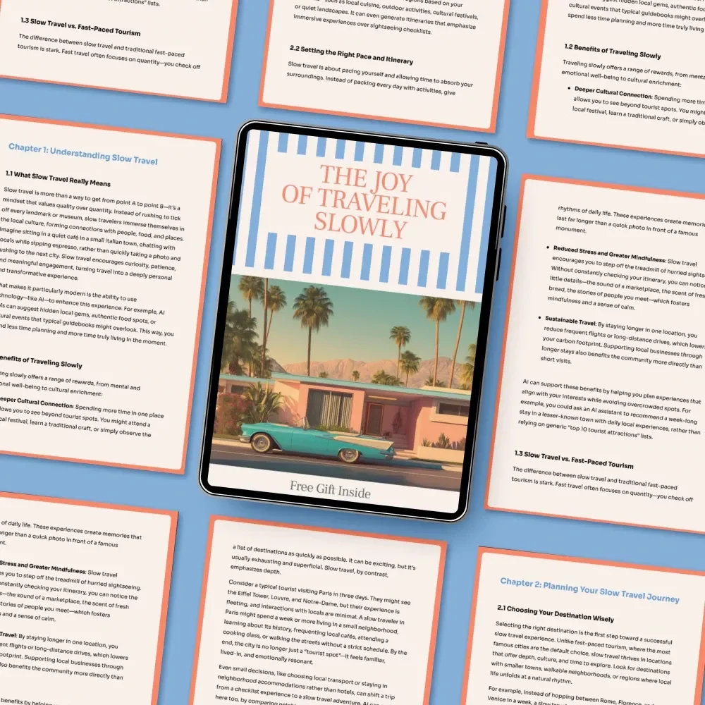 The Joy of Traveling Slowly – Slow Travel Guide for Beginners | What Is Slow Travel and How to Do It | Mindful Travel Guide for Intentional Explorers