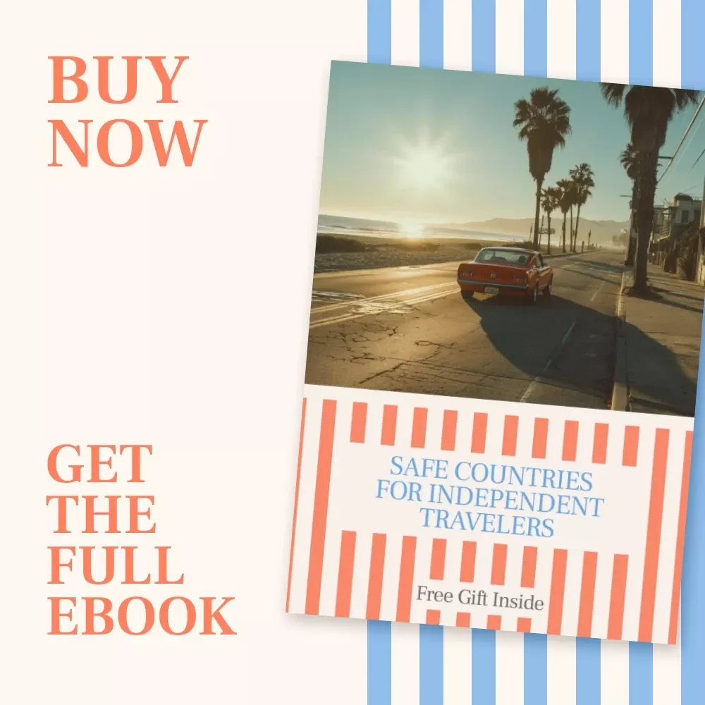 Safe Countries for Independent Travelers | Best Destinations for Solo Travel | Safest Countries for Solo Travelers Digital eBook