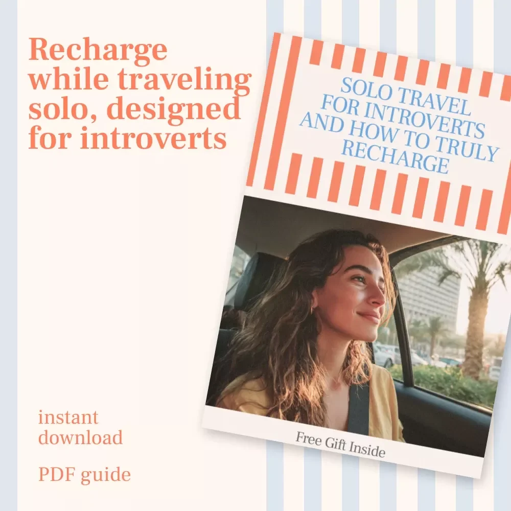 Solo Travel for Introverts and How to Truly Recharge - A Digital Guide for Restorative Solo Journeys
