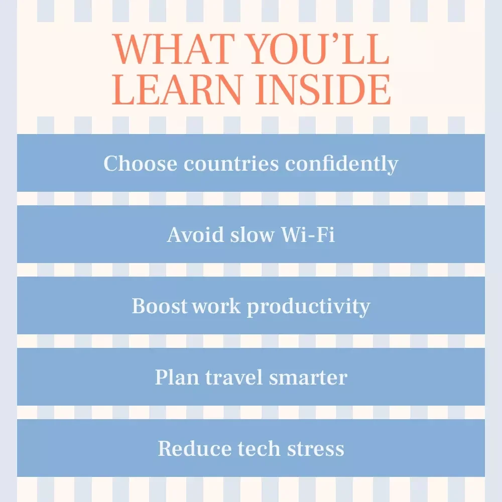 Remote Ready: Countries With Lightning-Fast Wi-Fi – Best Countries for Remote Work With Fast Wi-Fi | Digital Nomad eBook for Remote Professionals
