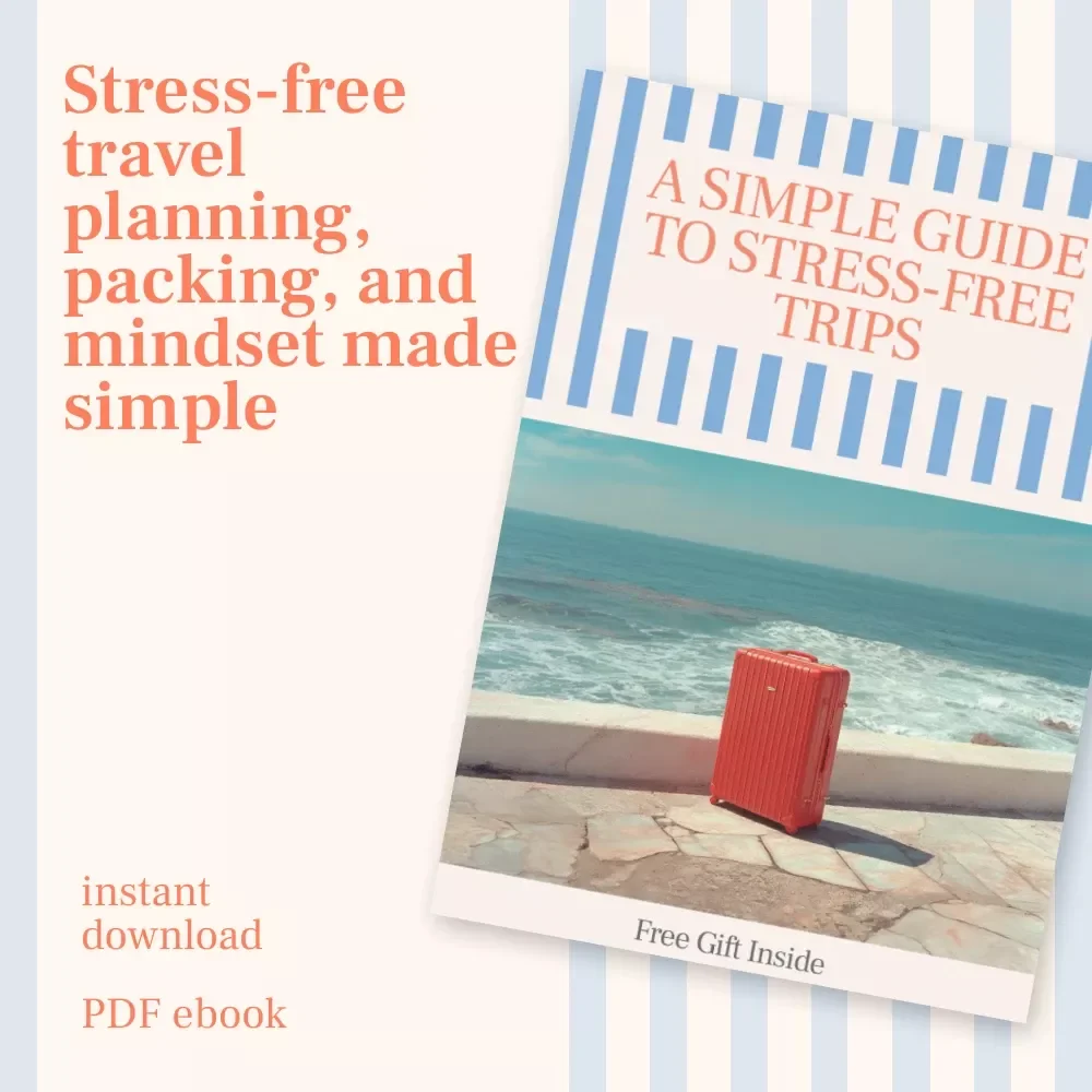 A Simple Guide to Stress-Free Trips | Digital Travel Guide, Travel Planning eBook, Packing Checklist & Calm Travel Toolkit