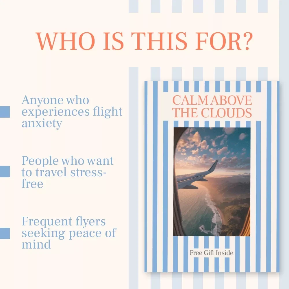 Calm Above the Clouds: The Ultimate eBook Guide to Calm Travel Anxiety on a Plane