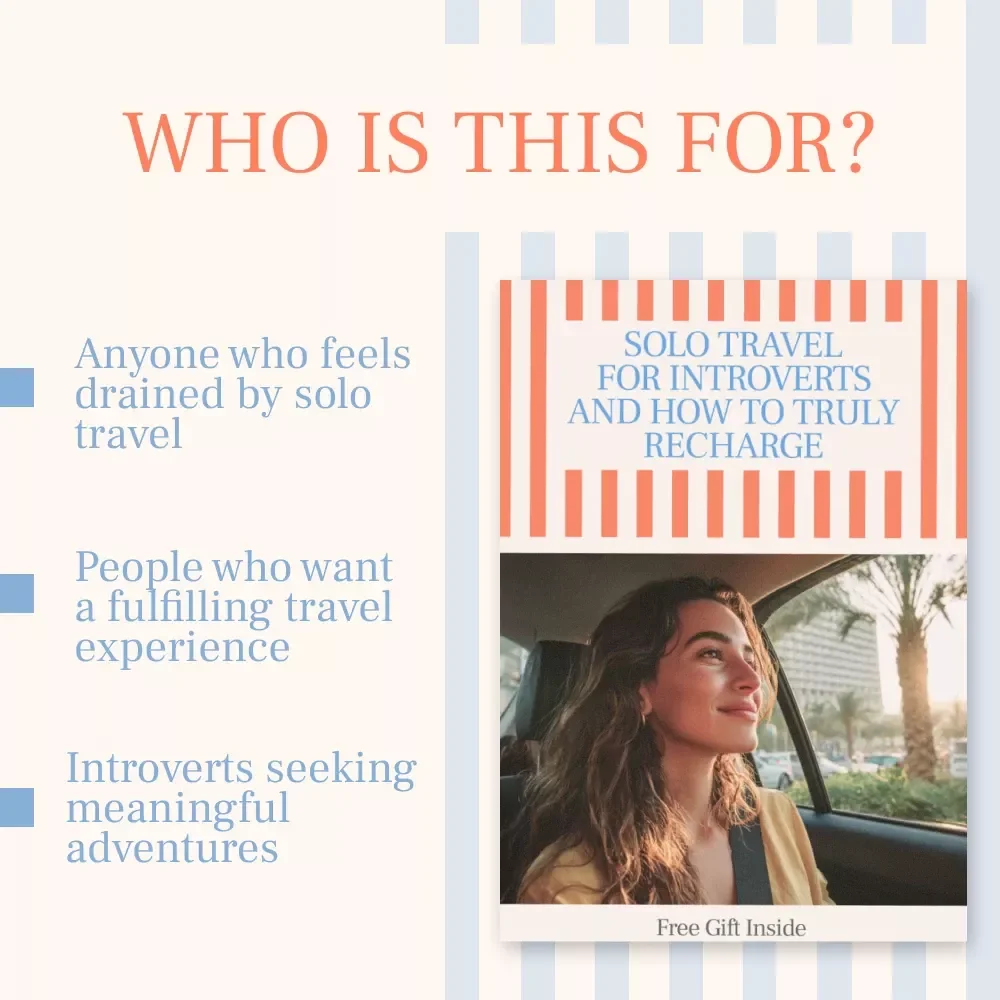 Solo Travel for Introverts and How to Truly Recharge - A Digital Guide for Restorative Solo Journeys