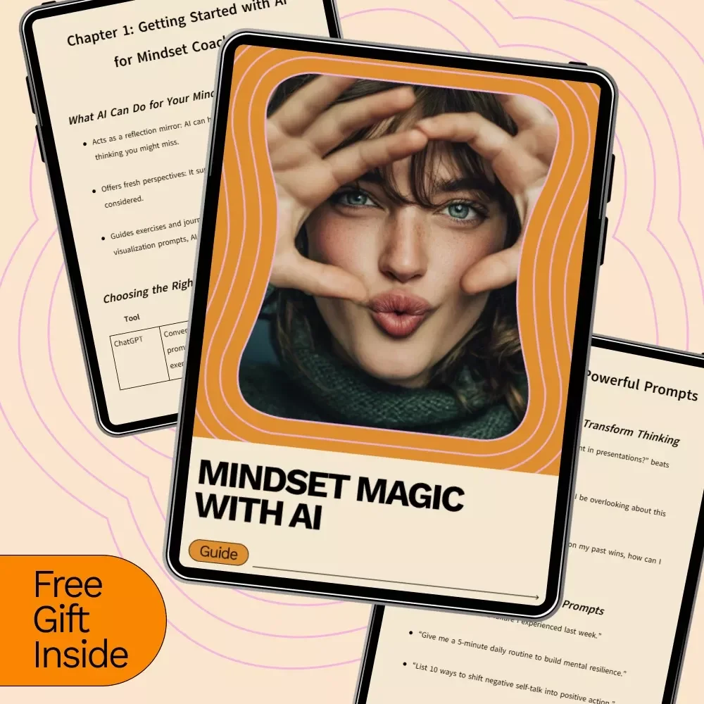 Mindset Magic with AI – A Practical Guide on how to use chatgpt for mindset coaching, Personal Growth & Self-Coaching Transformation