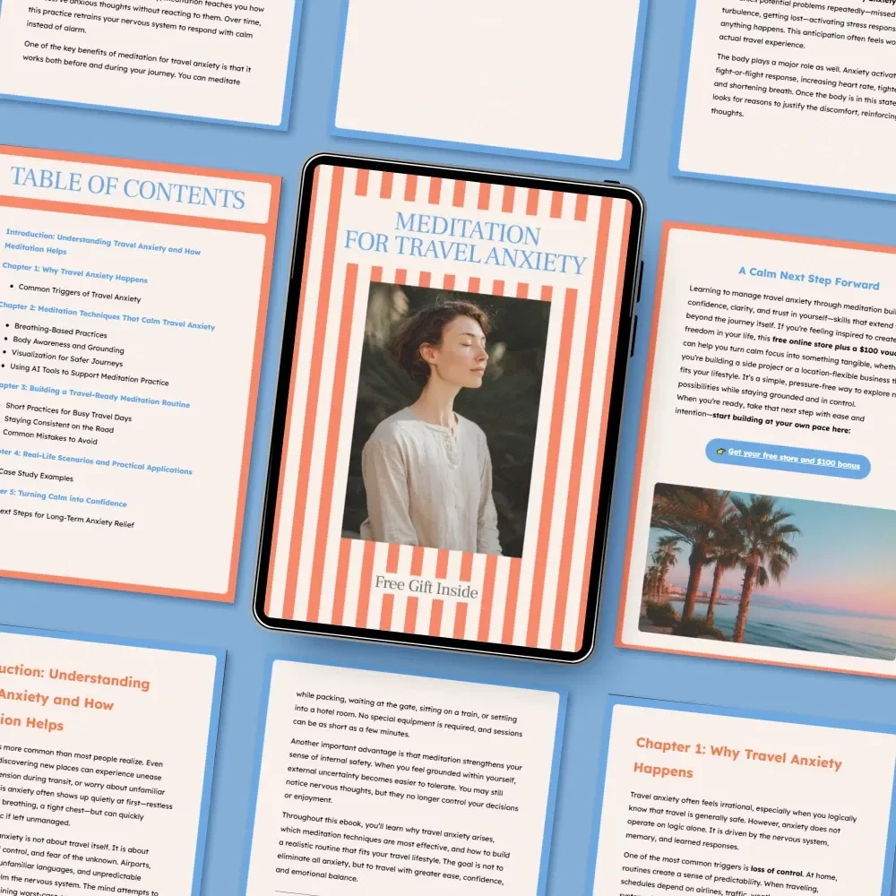 Meditation for Travel Anxiety: A Complete Guide to Calming Your Mind and Finding Peace on the Go