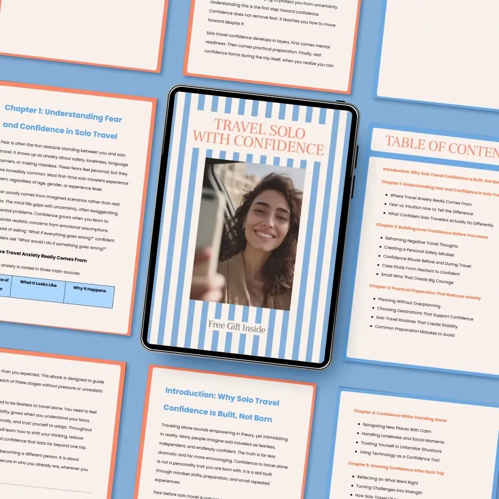Travel Solo With Confidence: A Practical Guide to Overcoming Fear and Anxiety for Solo Travelers