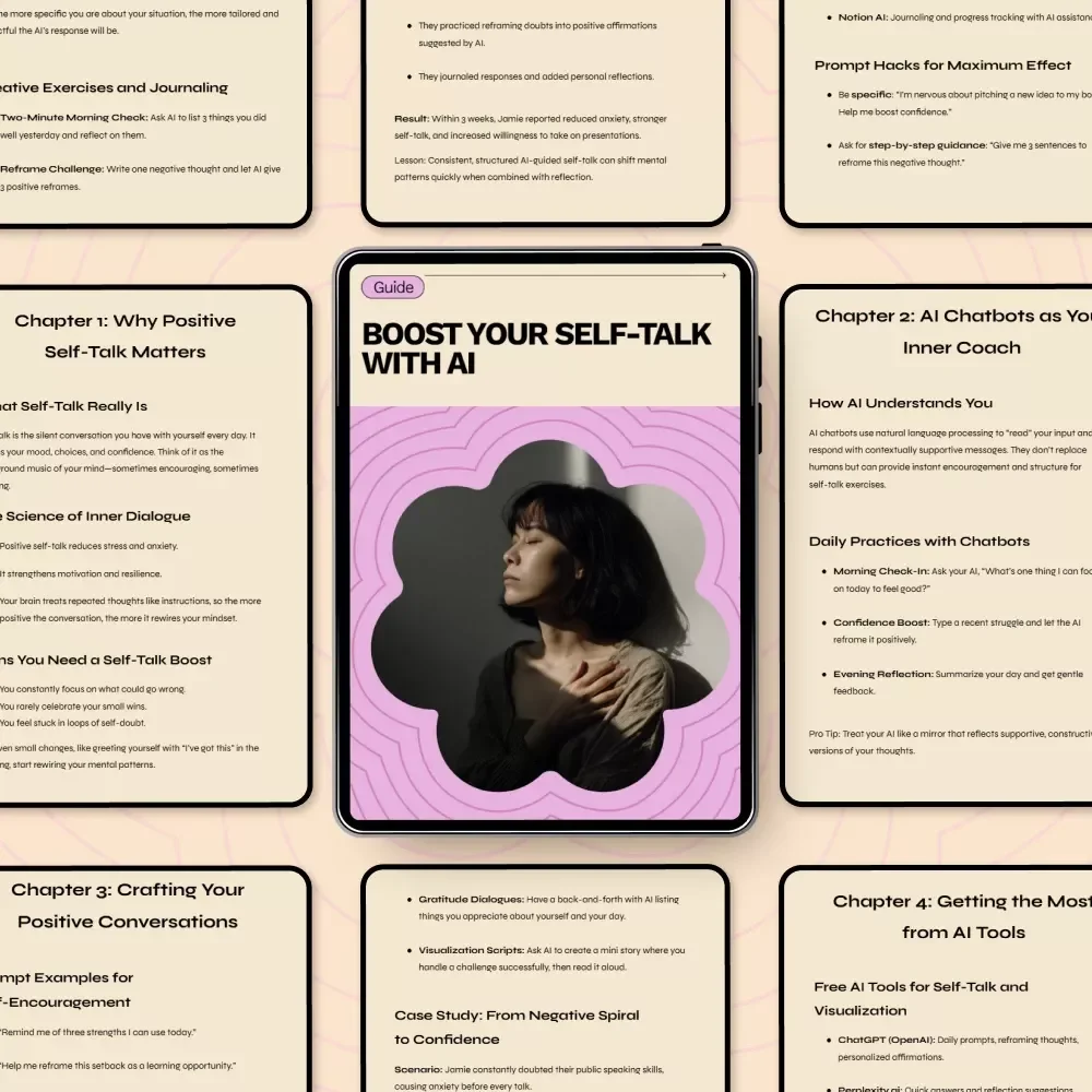 Boost Your Self-Talk with AI – Digital Guide for Positive Inner Dialogue Using an AI Chatbot for Positive Self Talk