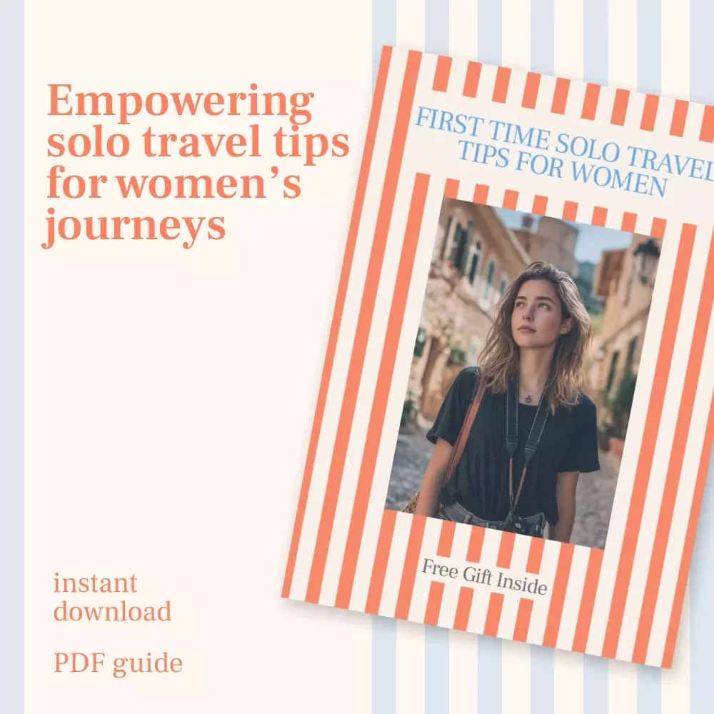 First Time Solo Travel Tips for Women – Digital Download Guide to Safe, Empowering Solo Travel