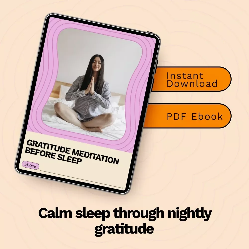Gratitude Meditation Before Sleep – Guided eBook for Calm Nights, Deep Rest & Mindful Bedtime Rituals
