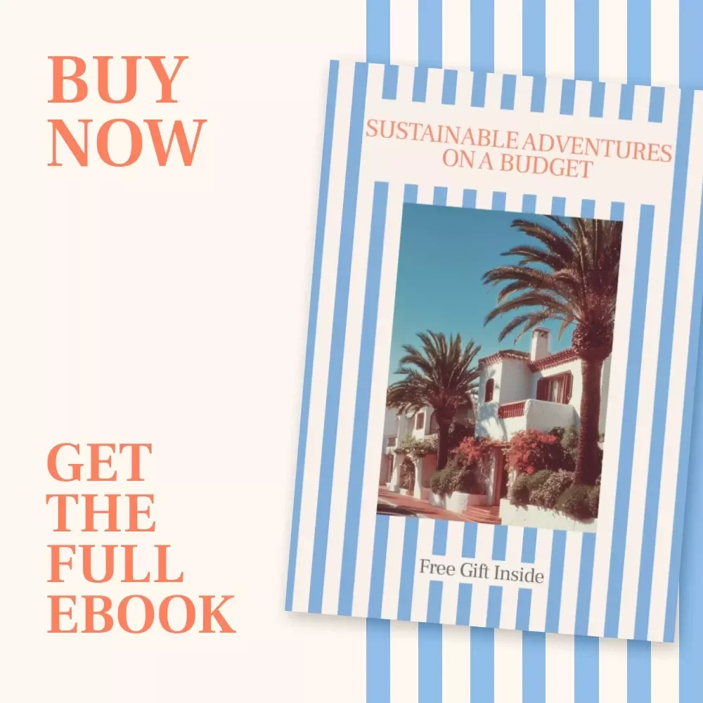 Sustainable Adventures on a Budget | Eco Travel eBook for Beginners | How to Travel More Sustainably on a Budget | Green Travel Tips & Eco-Friendly Planning eBook