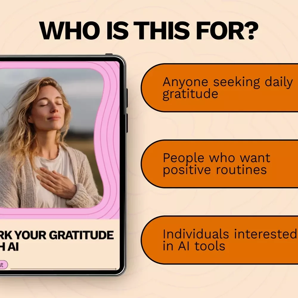 Spark Your Gratitude with AI - A Checklist for Generating Gratitude Lists Using AI