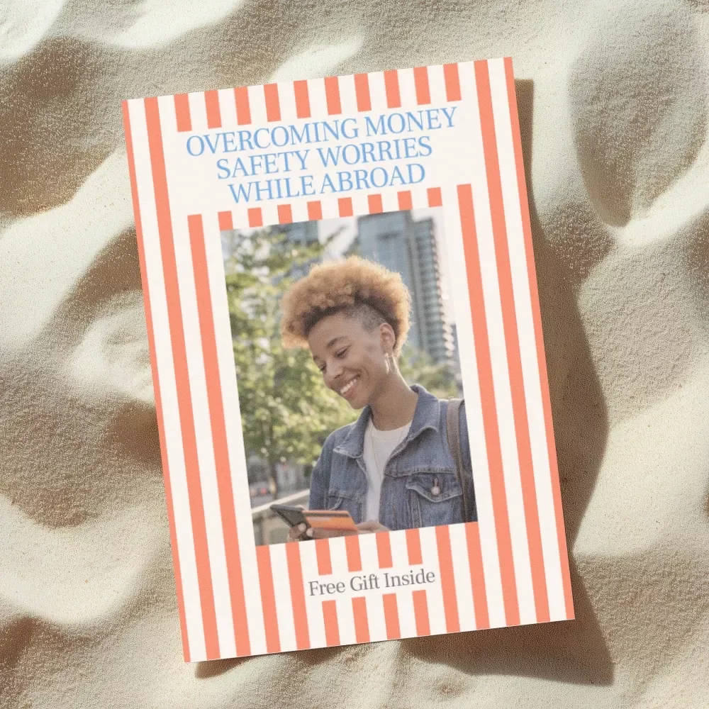 Overcoming Money Safety Worries While Abroad – Practical Guide for managing money safety anxiety abroad, Confident Travel Finances, Digital Download