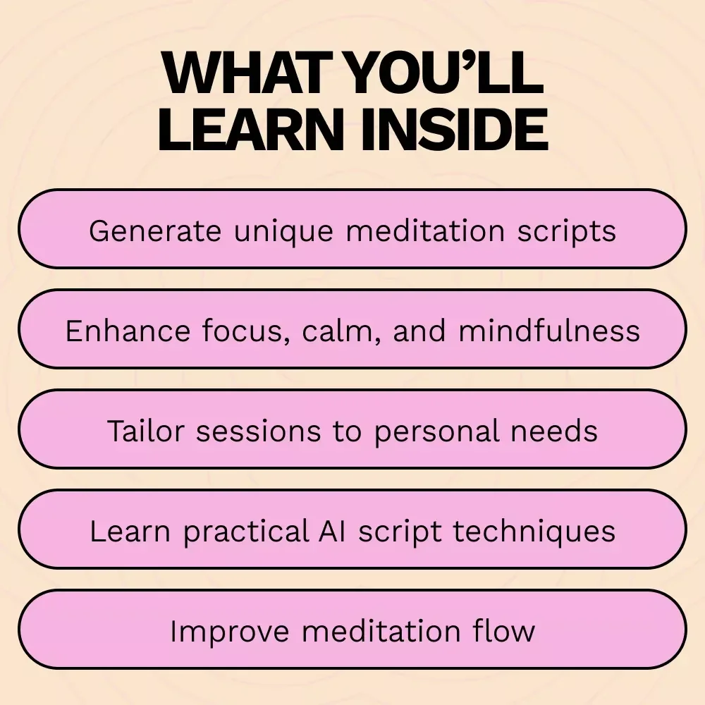 Crafting Custom Meditation Scripts with AI – AI for Creating a Custom Meditation Script eBook