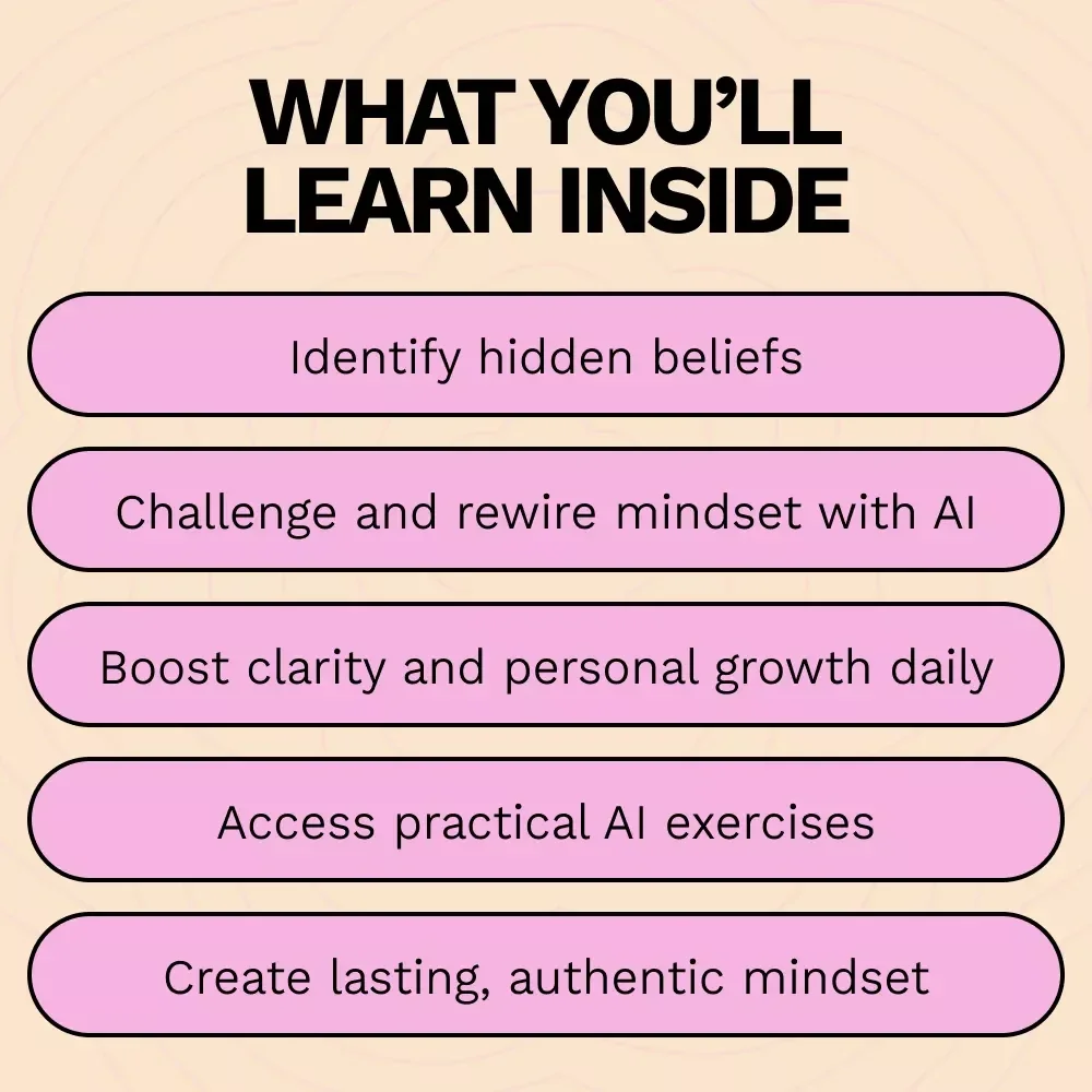 Rewriting Your Limiting Beliefs with Technology: How to Use AI to Overcome Limiting Beliefs eBook for Mindset Transformation