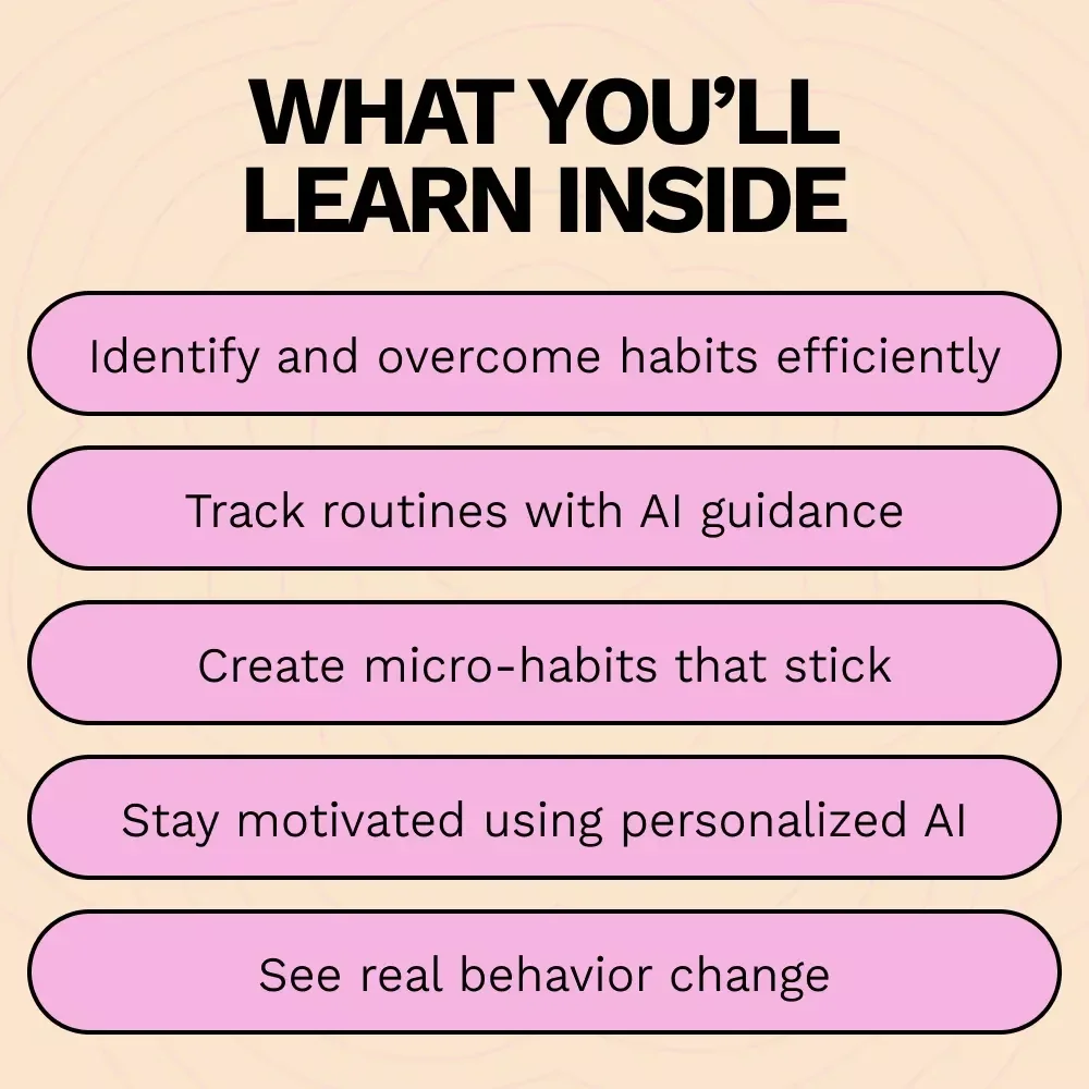 AI-Powered Habit Hacking: How to Use AI to Break Bad Habits eBook for Smart Behavior Change