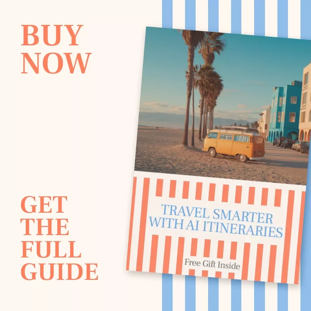Travel Smarter with AI Itineraries – Digital Guide for Effortless Trip Planning | AI Travel Itinerary Generator | Smart Travel Planner PDF