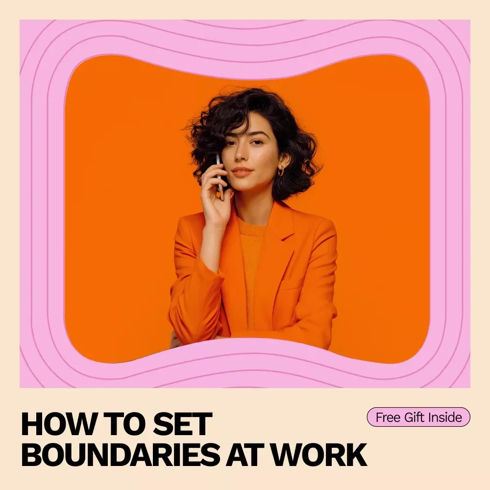 How to Set Boundaries at Work | Practical Workplace Boundaries Ebook for Professionals, Employees & Remote Workers