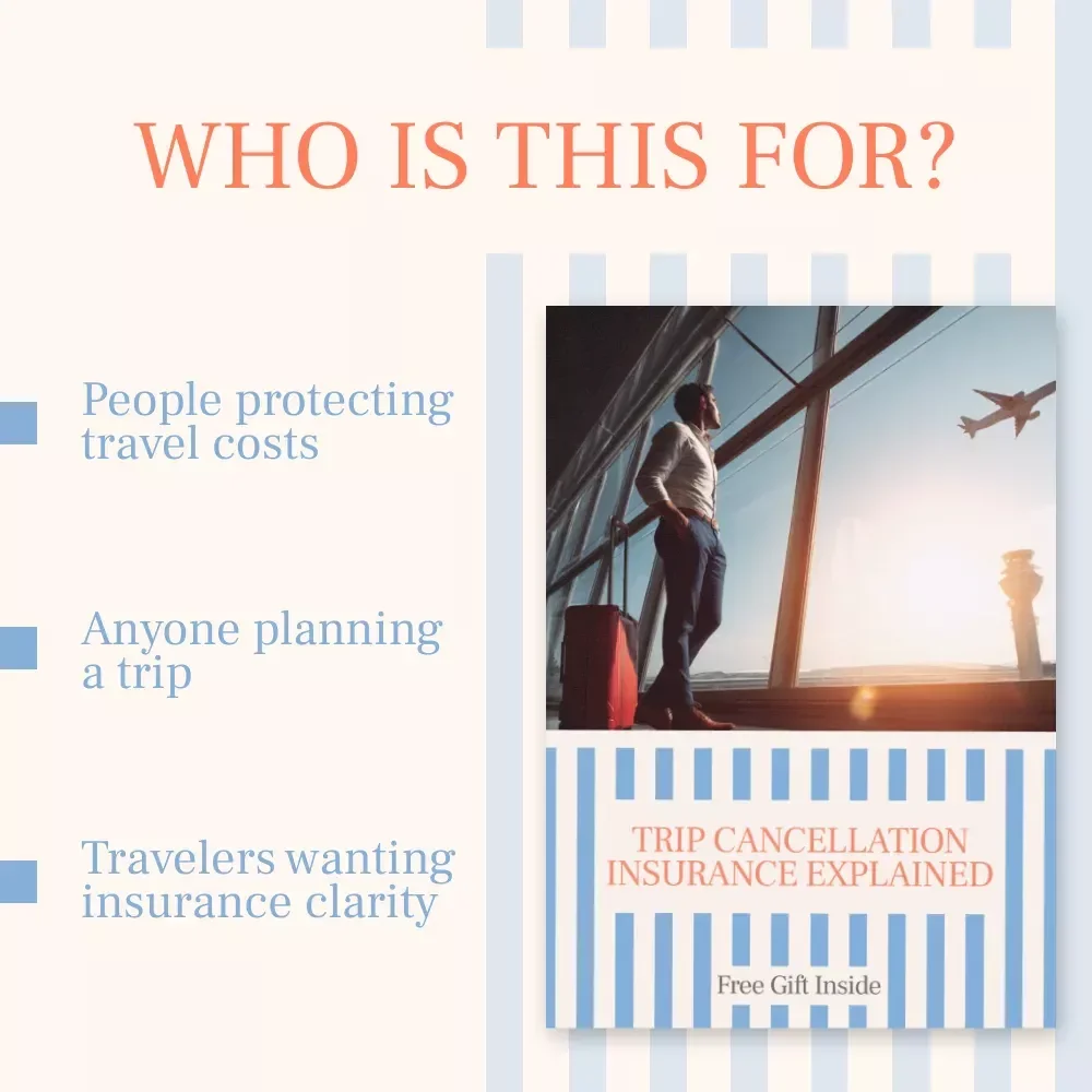 Trip Cancellation Insurance Explained: What Is Covered, How It Works, and Smart Policy Tips eBook