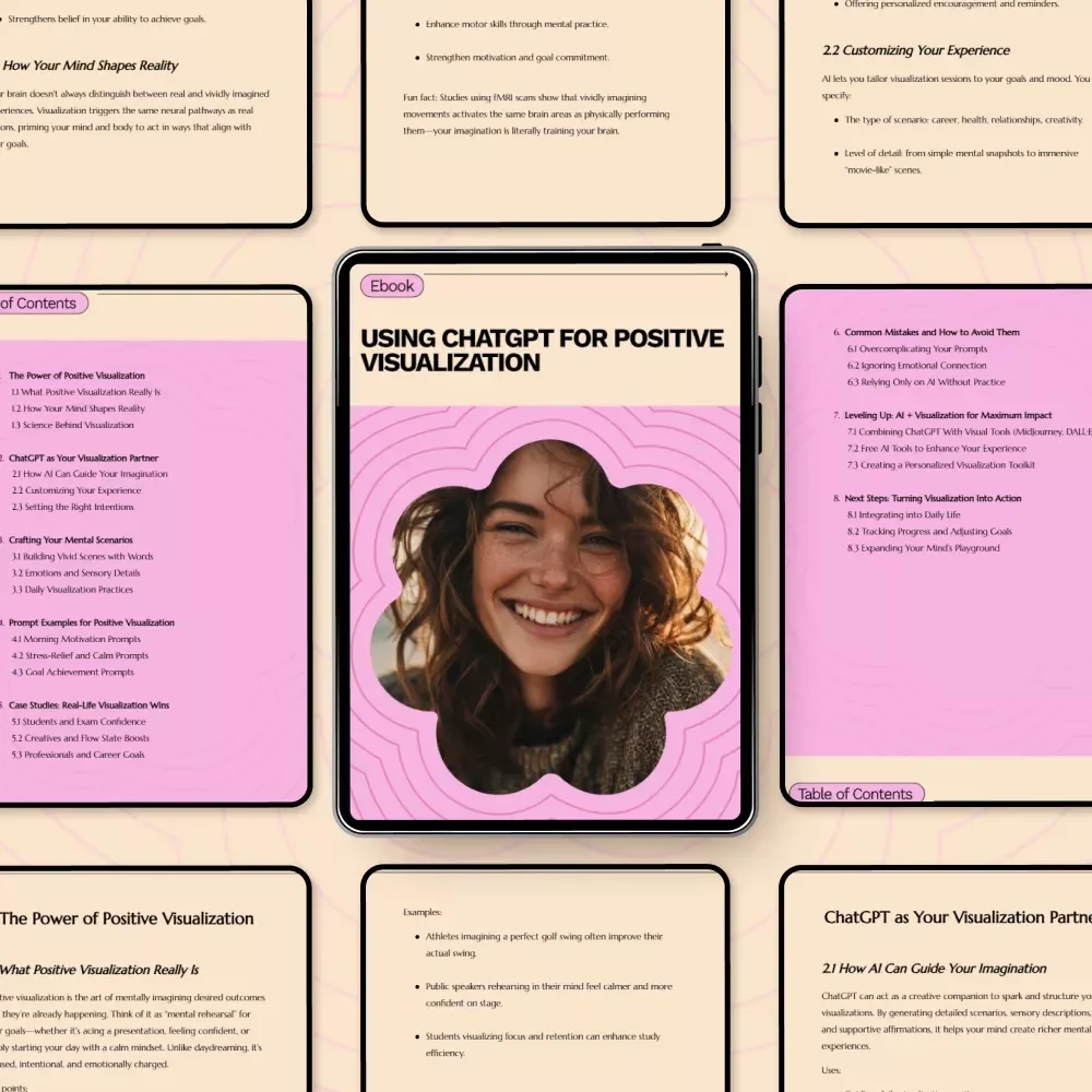 Using ChatGPT for Positive Visualization: How to Use ChatGPT for Positive Visualization eBook Guide