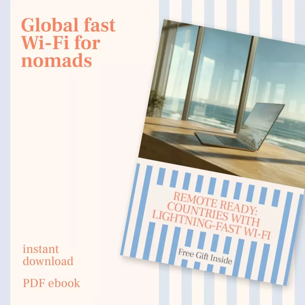 Remote Ready: Countries With Lightning-Fast Wi-Fi – Best Countries for Remote Work With Fast Wi-Fi | Digital Nomad eBook for Remote Professionals