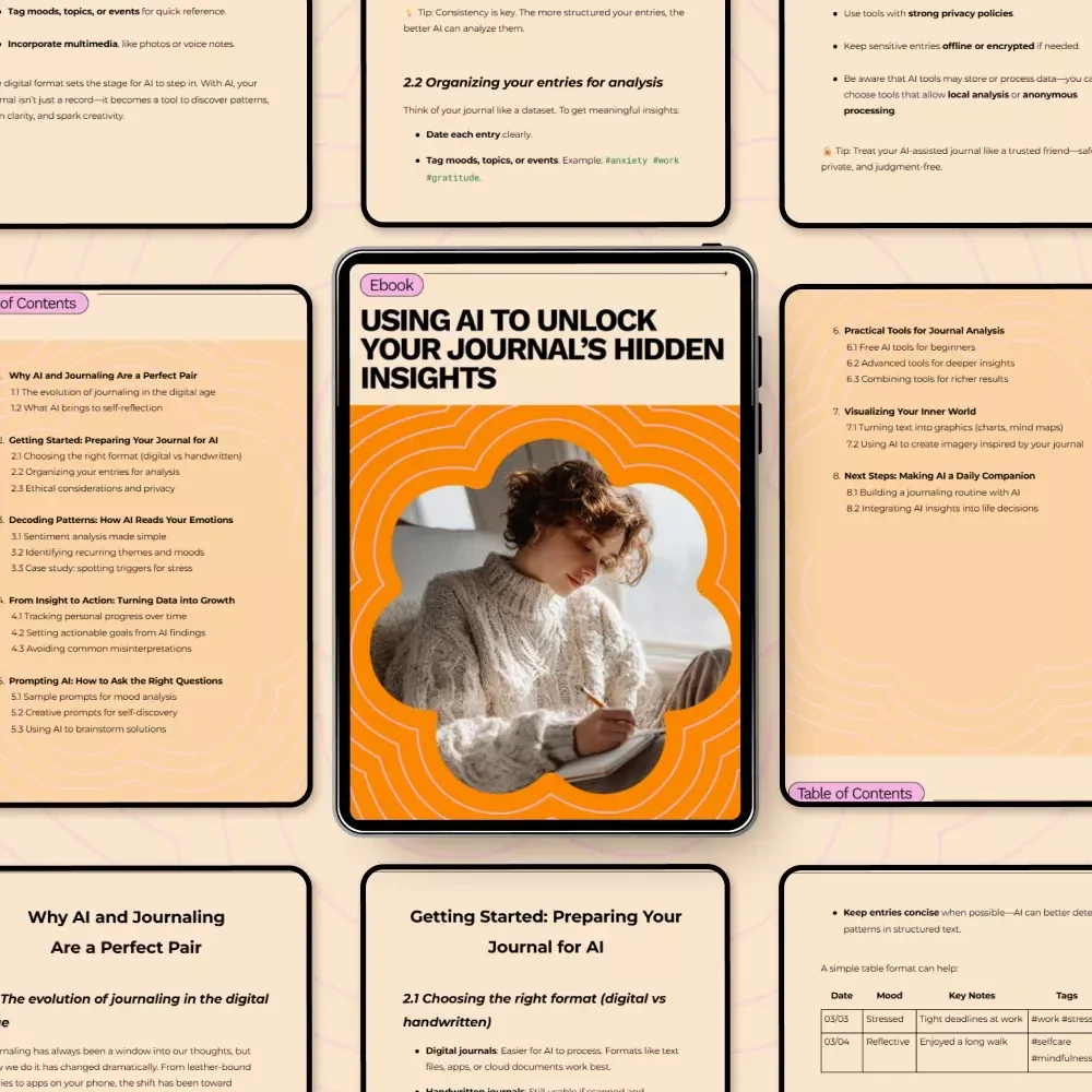 Using AI to Unlock Your Journal’s Hidden Insights – Smart Self-Reflection Guide with ai for analyzing your journal entries