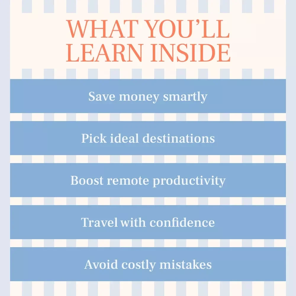 Budget-Friendly European Workation Adventures | Cheap Workation Destinations in Europe | Remote Work eBook for Digital Nomads & Travelers