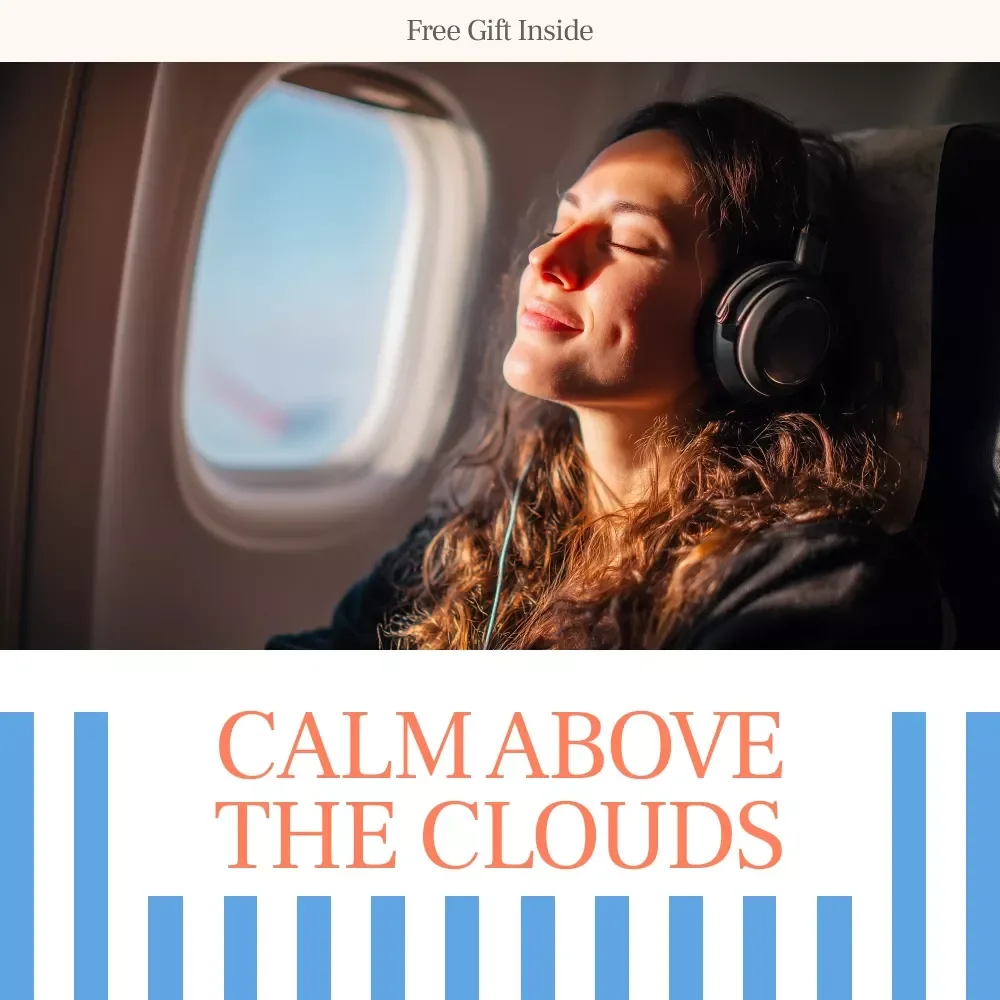Calm Above the Clouds: The Ultimate eBook Guide to Calm Travel Anxiety on a Plane